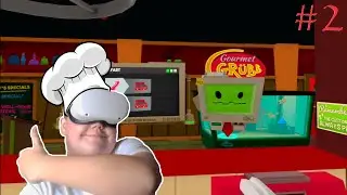 A TRULY ASPIRING CHEF | Job Simulator #2 (Meta Oculus Quest 2)