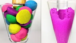 3 Hours ASMR Kinetic Sand & SOAP★ Crushing soap★💙 200 Kinetic sand cubes !!! 😱 long video