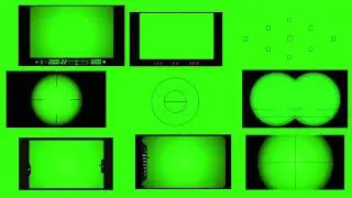 GREEN SCREEN 4K Cam Viewfinder Green Screen video|Video Camera Elements |Chroma Key 2022