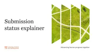 Submission status explainer