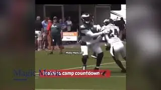 AJ brown destroyed James bradberry at #traningcamp #eagles