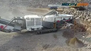 track mounted mobile crushing plant