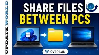 How to Setup Shared Folder in Windows 10/11 | Share Files Between PC | File Sharing Over LAN