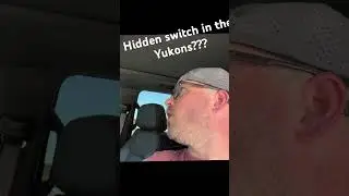 Hidden cabin lights switch lights on all 21+ Yukons! #gmc #yukon #shorts