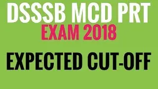 DSSSB PRT cut-off 2018