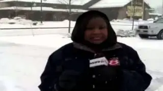 Snow creating treacherous travel conditions