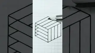 How to draw a 3D drawing ✏️ Easy 3D colouring art work drawing ✍️ #youtube #drawing #art #3dillusion