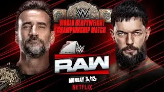 WATCH ALONG | WWE RAW On Netflix 1-19-2026/CM Punk vs Finn B&aacute;lor/The After Watch