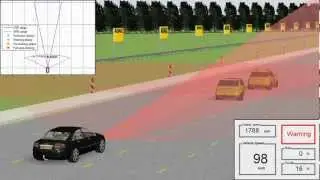 PreScan for virtual ADAC AEBS testing