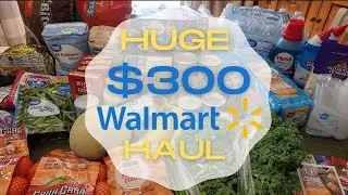 HUGE $300 TWO WEEK GROCERY HAUL || GET SOME FOOD & GROCERIES WITH US || MEAL PLAN