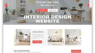 Complete Website and Web Software for Interior Designing Company in PHP Core 💻
