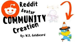 Sketch to Masterpiece: Designing the ConeHeads Reddit Avatar | W.D. Goldbeard