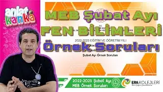 Şubat Ayı Örnek Sorular Fen Bilimleri LGS 2023