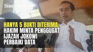 Hanya 5 Bukti Diterima, Hakim Minta Penggugat Ijazah Jokowi Perbaiki Data | Sindo Trending | 30/12