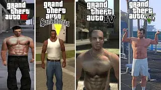 Станьте бодибилдером в каждой игре GTA | Тренировка в спортзале (Evolution) и видео с логикой GTA