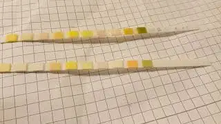 combur-urinTestS UC-AH-TestSicht 🧐 mit Grün&rotfarbstich was noch zu erkennen?? 29.9.23 1:25 uhr