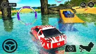 Floating Water Surfer Car Driving - Beach Racing - Android Gameplay