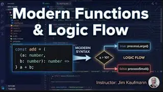 Видео по TypeScript, часть 5: Современные функции и логика выполнения.