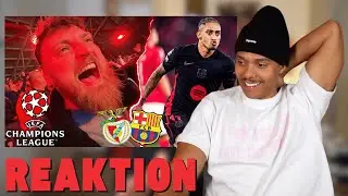 BARCA IST SO GUT😍 Willy reagiert auf Benfica vs. FC Barcelona - UCL Stadionvlog 🔥