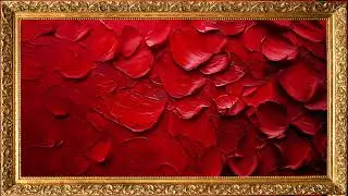 Elegant Rose Petal Oil Paintings &ndash; Ambient Frame TV Art for Home D&eacute;cor | No Music |  Wall Art