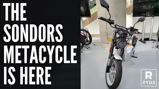 The Sondors Metacycle is Here! FIRST LOOK at the PRODUCTION Metacycle.