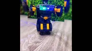 Police robot car 🚗 transformer toy #shortvideo #youtubeshorts