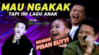 ROSSA HERAN MAU NGAKAK TAPI INI LAGU ANAK Parodi Tak Ingin Usai | X Factor Indonesia