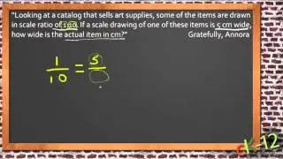 Scale and Indirect Measurement: An Application (Algebra I)