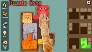Puzzle Cats - Gameplay Walkthrough ( ios & Android ) #games #funny #cat #viralvideo
