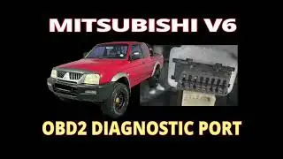 Mitsubishi colt v6 ( 2006 ) - Obd2 Diagnostic Port Location