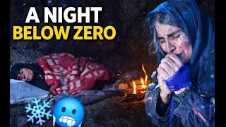 Жизнь на холоде 😰; Выживет ли эта бездомная бабушка?