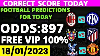 CORRECT SCORE TODAY (SUPER CUP PREDICTIONS) SOCCER PREDICTIONS TODAY FIXED MATCHES TODAY ODDS #1xbet