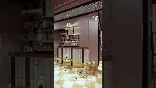 Cafe Interior | Small Cafe Design #shorts #interiordesign #cafeinteriordesign