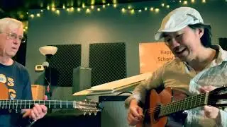EASY Triad chord soloing -It&rsquo;s Only a Paper Moon- jazz guitar practice with FREE TABS!