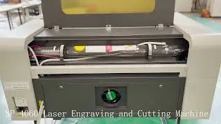 what does 6040 new style CO2 laser engraving and cutting machine looks like?#co2lasercuttingmachine