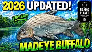 Fishing Planet 2025 — Как поймать гигантскую рыбу-буффало Mad Eye на озере Lone Star