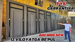 5 YIL KAFOLAT BILAN YANGI FASONDAGI DARVOZAGI TEMIR DARVOZA NARXLARI..