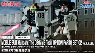 Robot Spirits ＜SIDE MS＞ Mobile Suit Gundam The 08th MS Team OPTION PARTS SET 02 ver. A.N.I.M.E.