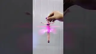 Летающая&nbsp;интерактивная&nbsp;игрушка фея&nbsp;кукла Fairy RC Flying Ball&nbsp;светящийся на аккумуляторе&nbsp;с&nbsp;подсветко
