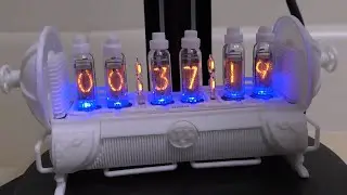 👍👍👍НОВЫЙ🔥 DELTA 3D ПРИНТЕР FLSUN QQ-S NIXIE CLOCK ИН-14