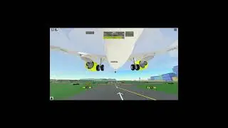 Air Baltic Airbus A220 smooth butter + centerline landing! #swiss001landing #roblox #ptfs #landing