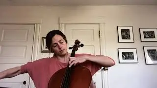 Julie Albers - Bach's Cello Suite No. 6, Allemande