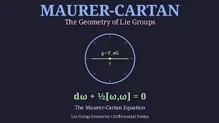 Maurer-Cartan Form Explained | Deep Dive into Lie Groups and Differential Geometry