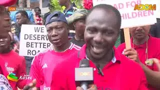 ADOM TROTRO: Residents of Fan Milk protest against poor infrastructure