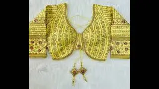 Bridal heavy embroidery blouse. visit www.jelda.in for more beautiful blouses collection