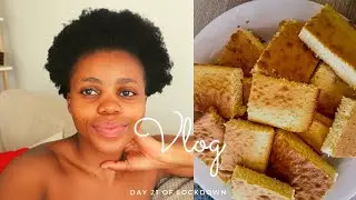 VLOG | DAY 21 OF LOCK DOWN | BAKE WITH ME| MAKING SOFT BUTTER CAKE AND GETTING JUDGED ON IT !!!