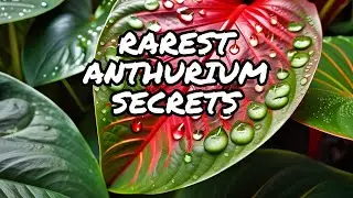 Philippines Secret Anthurium Foliage Multicolor beautiful RED Anthurium 4 shades of red!