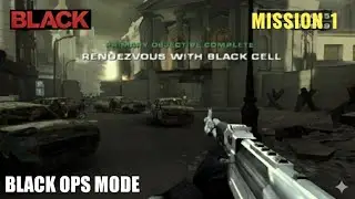 BLACK PS2 Gameplay | Mission 1 &ndash; Explosive Start & Intense Action (Full Game)