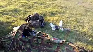 Home for the night -seven sisters - Dutch army bivvy- wild camping