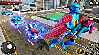 Flying Hero Robot Transform Car: Robot Games _ Best Robot Trnasformer Car Game _ Robot Andriod Game